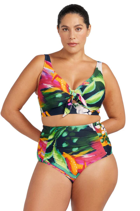 Artesands Chelona Raphael High Waist Ruched Swim Pant